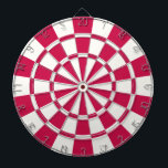 Crimson rood en wit dartbord<br><div class="desc">Crimson rood en wit dartbord</div>