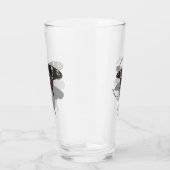 Crimson Roos Butterfly Shadow Monogram Glas (Rechts)