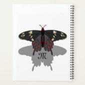 Crimson Roos Butterfly Shadow Monogram Planner (Achterkant)