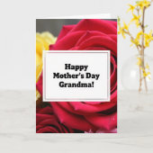 Crimson Rose Berichtkaart Kaart (Gele Bloem)