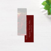 "Crimson Rose Bouquet" - Bladwijzer Mini Visitekaartjes (Bureau)