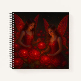 Crimson Rose Fairies Art Journal Notitieboek