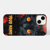 Crimson Rose Feline Fantasy iPhone Hoesje (Achterkant horizontaal)