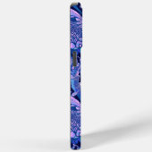 Crimson Rosella Tropical Blue Case-Mate iPhone Case (Achterkant / Rechts)