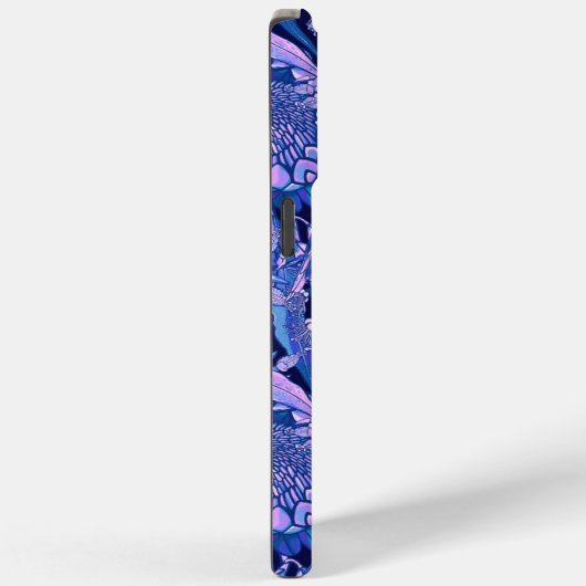 Crimson Rosella Tropical Blue Case-Mate iPhone Case (Achterkant / Rechts)