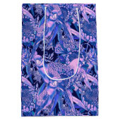 Crimson Rosella Tropical Blue Medium Cadeauzakje (Achterkant)