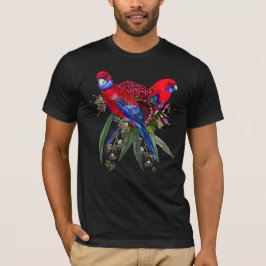 Crimson Rosella tropische papegaaien T-shirt