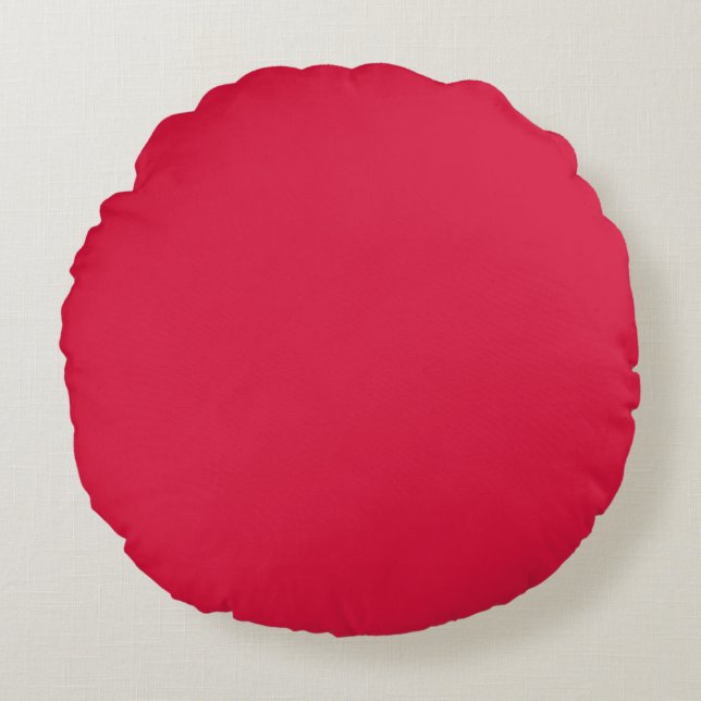Crimson Round Pillow Rond Kussen (Voorkant)