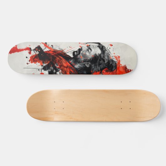 Crimson Samurai Skateboard (Horizontaal)