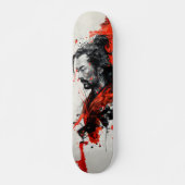 Crimson Samurai Skateboard (Voorkant)