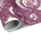 Crimson Santa Claus Feestelijke Kerst Cadeaupapier (Rol Hoek)