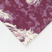 Crimson Santa Claus Gezellige Kerst Fleece Deken (Hoek)