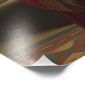 Crimson & Sapphire Whispers: Victoriaans moeder en Foto Afdruk (Hoek)