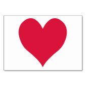Crimson Schattige hart Kaart (Voorkant)