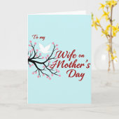 Crimson Script Vrouwkaart Kaart (Gele Bloem)
