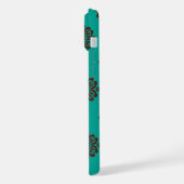 Crimson Scrolls - Bold Elegance iPhone Hoesje (Linkerkant)