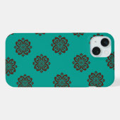 Crimson Scrolls - Bold Elegance iPhone Hoesje (Achterkant horizontaal)