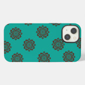 Crimson Scrolls - Bold Elegance iPhone Hoesje (Achterkant horizontaal)