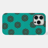 Crimson Scrolls - Bold Elegance iPhone Hoesje (Achterkant horizontaal)