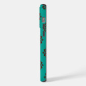 Crimson Scrolls - Bold Elegance iPhone Hoesje (Linkerkant)