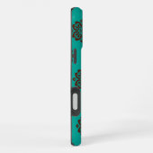 Crimson Scrolls - Bold Elegance iPhone Hoesje (Rechterkant)