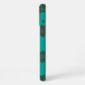 Crimson Scrolls - Bold Elegance iPhone Hoesje (Linkerkant)