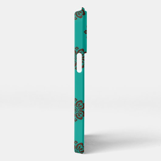 Crimson Scrolls - Bold Elegance iPhone Hoesje (Rechterkant)