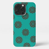 Crimson Scrolls - Bold Elegance iPhone Hoesje (Achterkant)