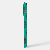 Crimson Scrolls - Bold Elegance iPhone Hoesje (Linkerkant)