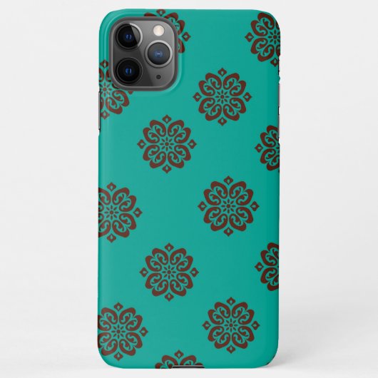 Crimson Scrolls - Bold Elegance iPhone Hoesje (Achterkant)