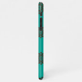 Crimson Scrolls - Bold Elegance iPhone Hoesje (Linkerkant)