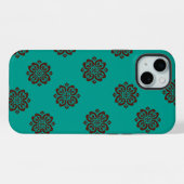 Crimson Scrolls - Bold Elegance iPhone Hoesje (Achterkant horizontaal)