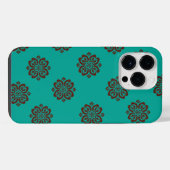 Crimson Scrolls - Bold Elegance iPhone Hoesje (Achterkant horizontaal)