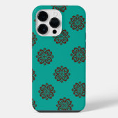 Crimson Scrolls - Bold Elegance iPhone Hoesje (Achterkant)