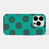 Crimson Scrolls - Bold Elegance iPhone Hoesje (Achterkant horizontaal)