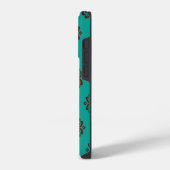 Crimson Scrolls - Bold Elegance iPhone Hoesje (Linkerkant)