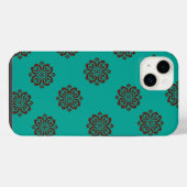 Crimson Scrolls - Bold Elegance iPhone Hoesje (Achterkant horizontaal)