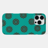 Crimson Scrolls - Bold Elegance iPhone Hoesje (Achterkant horizontaal)