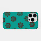 Crimson Scrolls - Bold Elegance iPhone Hoesje (Achterkant horizontaal)