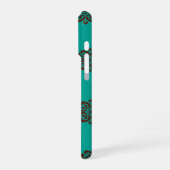 Crimson Scrolls - Bold Elegance iPhone Hoesje (Linkerkant)