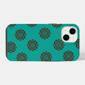 Crimson Scrolls - Bold Elegance iPhone Hoesje (Achterkant horizontaal)