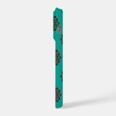 Crimson Scrolls - Bold Elegance iPhone Hoesje (Linkerkant)