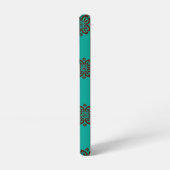 Crimson Scrolls - Bold Elegance Samsung Galaxy Hoesje (Linkerkant)