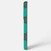 Crimson Scrolls - Bold Elegance Samsung Galaxy Hoesje (Linkerkant)