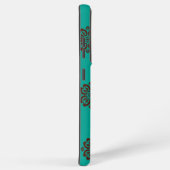 Crimson Scrolls - Bold Elegance Samsung Galaxy Hoesje (Rechterkant)