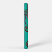 Crimson Scrolls - Bold Elegance Samsung Galaxy Hoesje (Rechterkant)