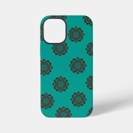 "Crimson Scrolls – Brute Elegantie" iPhone 12 Mini Hoesje