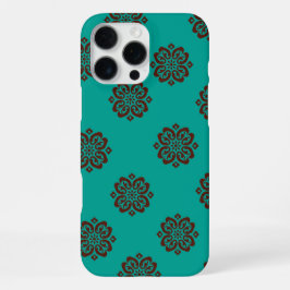 "Crimson Scrolls – Brute Elegantie" iPhone 16 Pro Max Hoesje