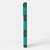 "Crimson Scrolls – Brute Elegantie" iPhone Hoesje (Linkerkant)