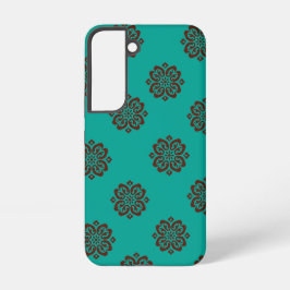 "Crimson Scrolls – Brute Elegantie" Samsung Galaxy Hoesje